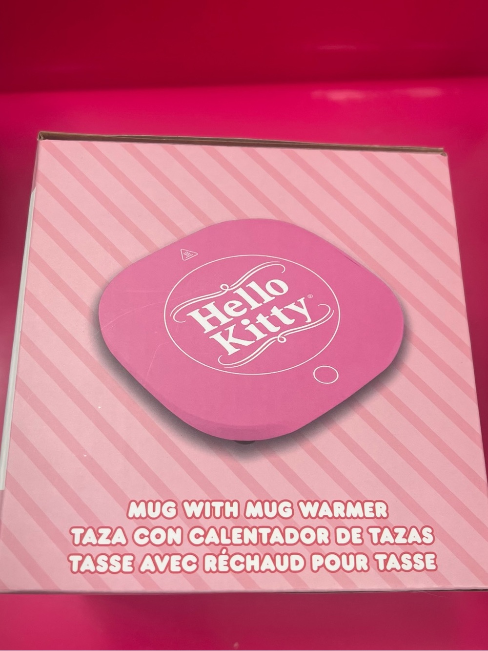 Hello Kitty Pink Mug Warmer - Picture 3 of 4